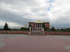 the Buddhist temple at the highest place in Ulan Ude